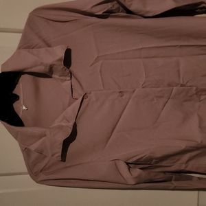 Pink shirt dress. Size large.  Never worn